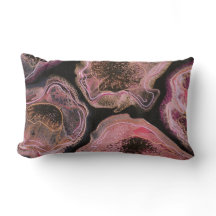 Pink Poppies Throw Pillow