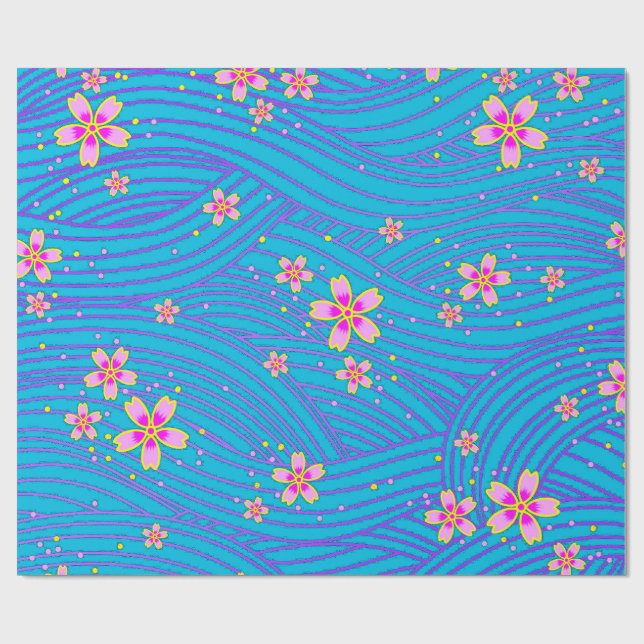pink purple and blue presentpapper (Platt)