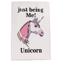 Pink Purple Unicorn Head