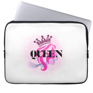 Pink Queen Crown Design – Confident Feminine Power Laptop Fodral