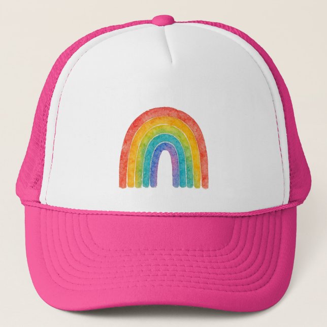 Pink Rainbow Cap. Keps (Framsida)