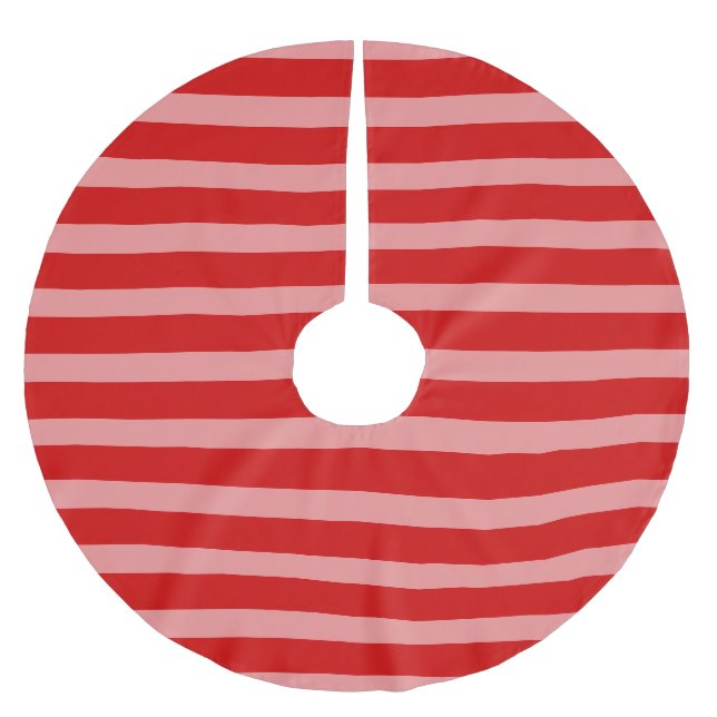 Pink Red  Julgransmatta Borstad Polyester (Framsidan)