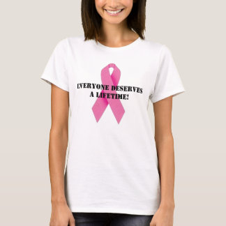 pink_ribbon alla förtjänar ett l…, - Skräddarsy Tee