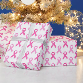 Pink Ribbon Breast Cancer Awareness Pattern Presentpapper