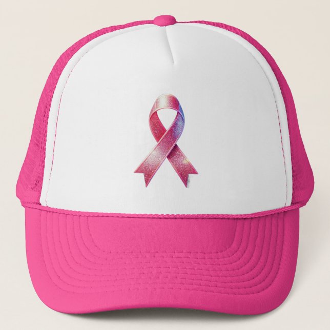 Pink Ribbon Breast Cancer Cap. Keps (Framsida)
