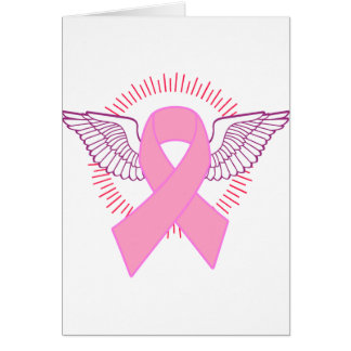 Pink Ribbon Hälsningskort