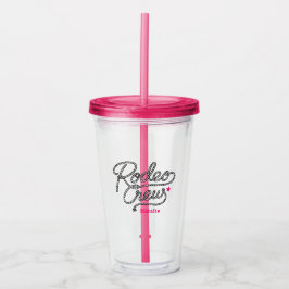 Pink Rodeo Crew Western Bachelorette Party Take Away Mugg