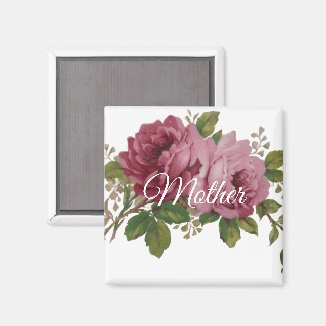Pink Rose Elegance  Magnet (Front/Back)