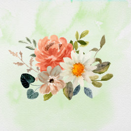 Pink Rose Heart Floral Decorative Pillow Kaffemugg