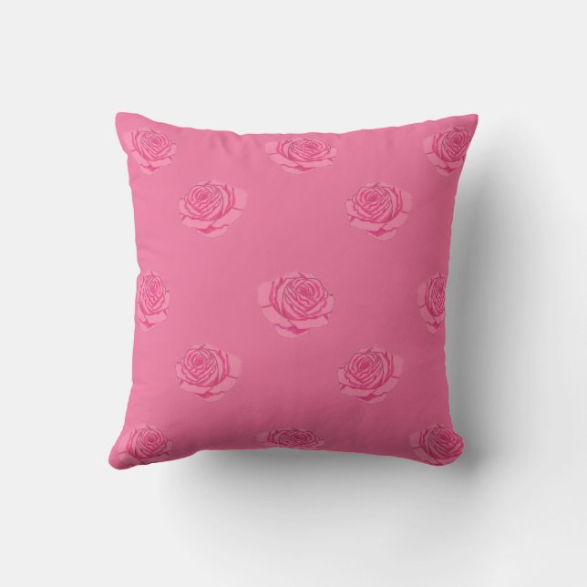 Pink roses kudde (Baksida)