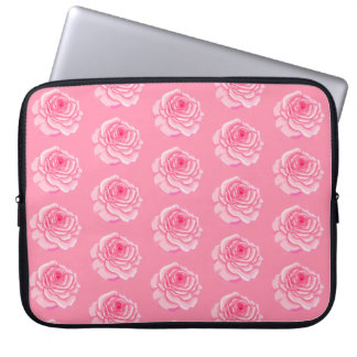 Pink roses laptop fodral