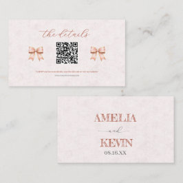 Pink Sakura Ribbon – Japanese-Inspired Placeringskort