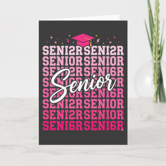Pink Senior for Girls, Graduation Gift for Senior Kort