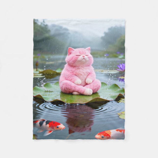 Pink Serenity 001 Fleecefilt (Framsidan)