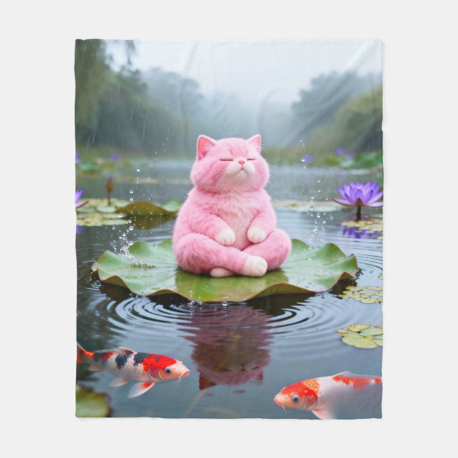 Pink Serenity 001 Fleecefilt (Framsidan)