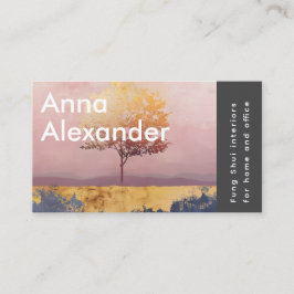 Pink Serenity Design 6 Visitkort