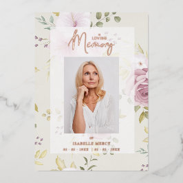 Pink Shades Botanical Floral Traditional Photo 