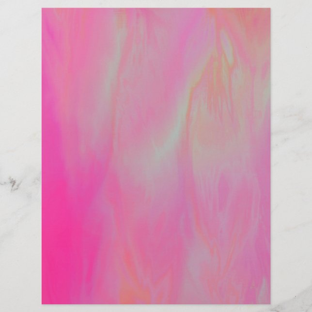 Pink Skies Bulk Scrapbook Paper Pages Reklamblad (Framsidan)