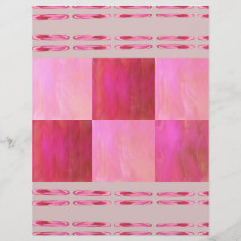 Pink Skies Tiles Bulk Scrapbook Paper Pages Reklamblad