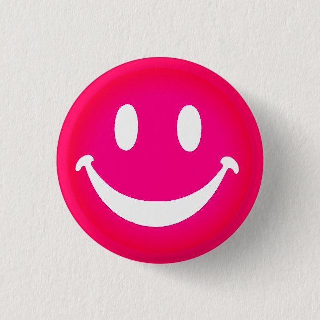 PINK SMILEY KNAPP (Framsida)