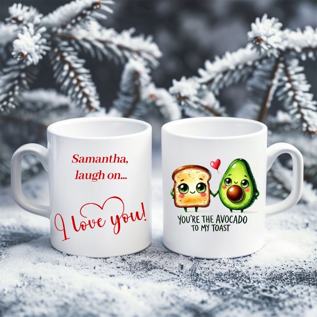 Pink Snowman Kids Mug Sweet Winter Forest Gift Kaffemugg (Personalized Funny Food Valentine Mug Best Love Gift)