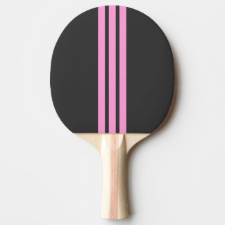 Pink Sport Stripe Ping Pong Paddle Pingisracket