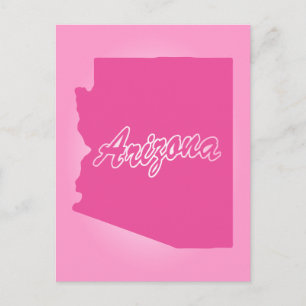 Pink State Arizona vykort