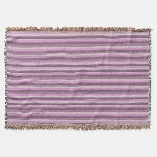 Pink stripes filt (Framsidan)