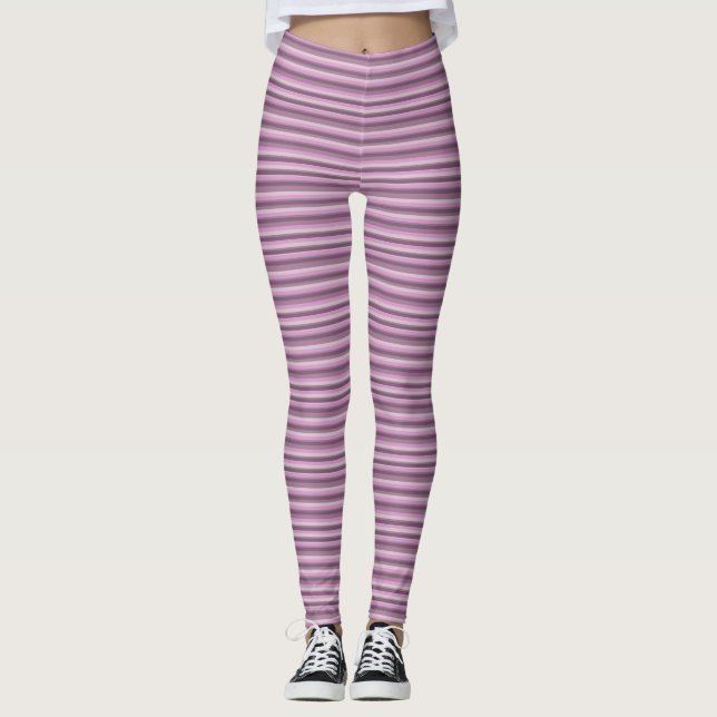 Pink stripes leggings (Framsida)