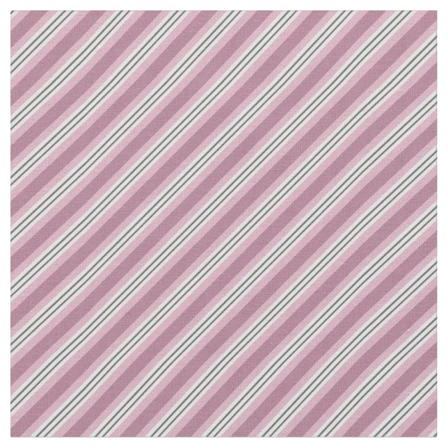Pink Stripes Tyg (Närbild)