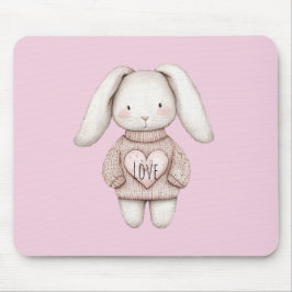 Pink Sweet Cute Bunny Pink Sweater Heart Musmatta