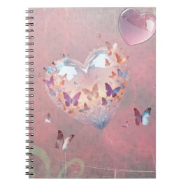 Pink Sweet Dreams Spiral Photo Notebook Anteckningsbok
