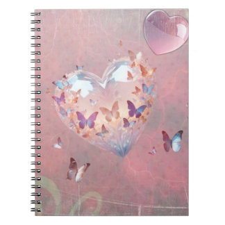 Pink Sweet Dreams Spiral Photo Notebook Anteckningsbok