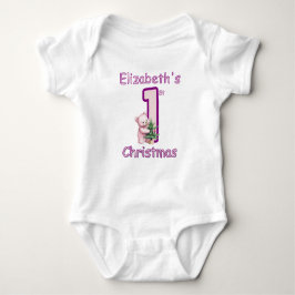 Pink Teddies First Christmas Cheer! T Shirt