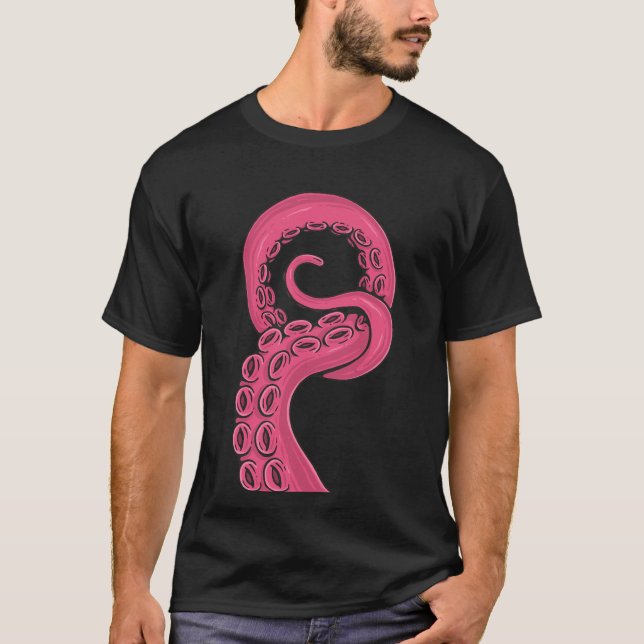 Pink Tentacle T Shirt (Framsida)