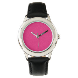 Pink textured surface with subtle swirling pattern armbandsur
