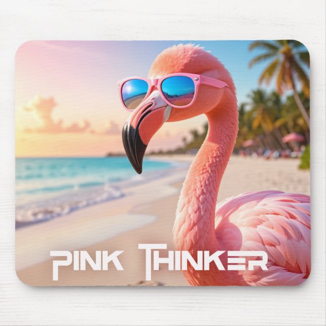 PINK THINKER Flamingo Pink Musmatta (Framsidan)