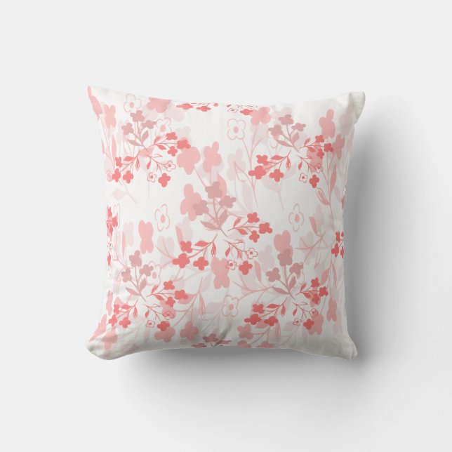 Pink Throw Pillow Kudde (Framsida)