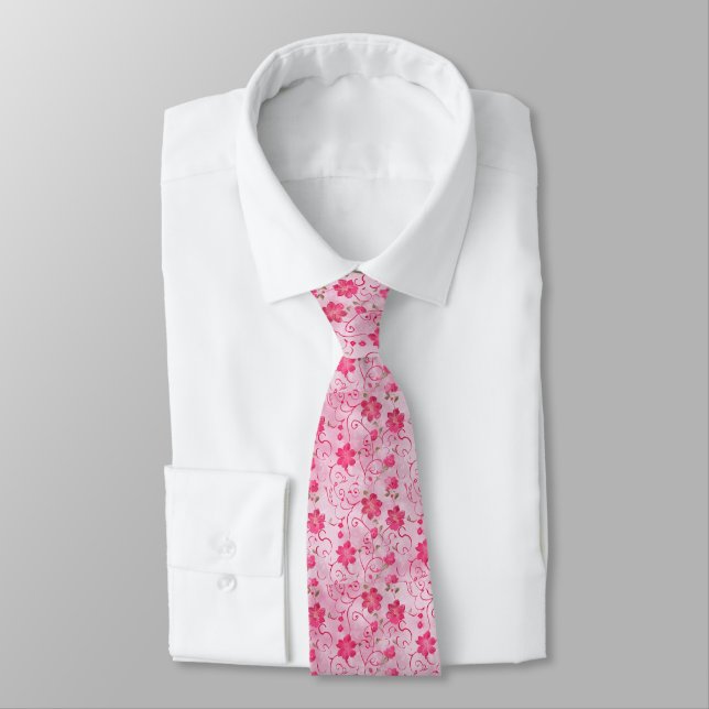 Pink Tie for Soft and Subtle Outfits Slips (Bunden)