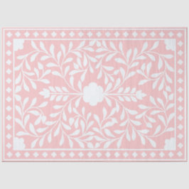 Pink Traditional Bone Inlay Decoupage Paper