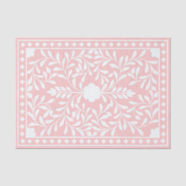 Pink Traditional Bone Inlay Decoupage Paper