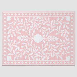 Pink Traditional Bone Inlay Decoupage Paper
