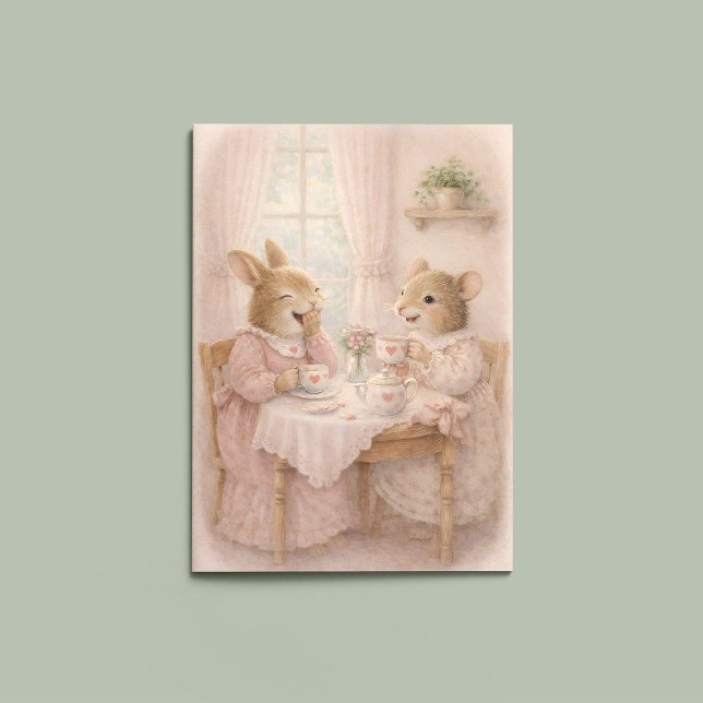 Pink Valentine – A Gentle Note of Love Kort (Skapare uppladdad)