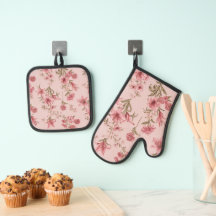 Pink Vintage Lillies Floral Cottagecore