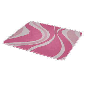 Pink Waves Cutting Board
