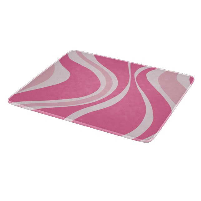 Pink Waves Cutting Board (Hörn)
