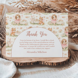 Pink Whimsical Fairy Birthday Tack Kort