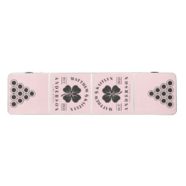 Pink Whisper och Black Irish Clover Bröllopskrön