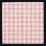 Pink White Plaid Stripes Stenunderlägg<br><div class="desc">Pink White Plaid Stripes</div>