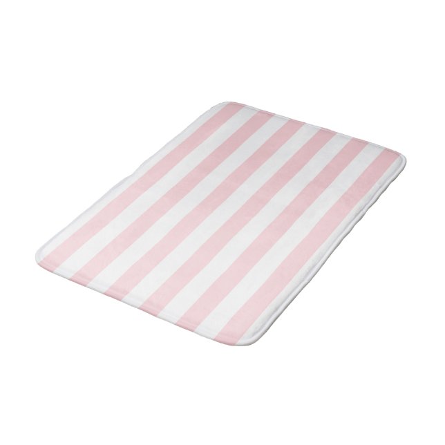 Pink & White Stripe Bathmat  Badrumsmatta (Vinklad)